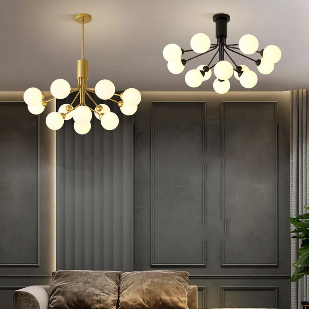 Valentina LED Kronleuchter Metall Wohnzimmer/Schlafzimmer/Esszimmer