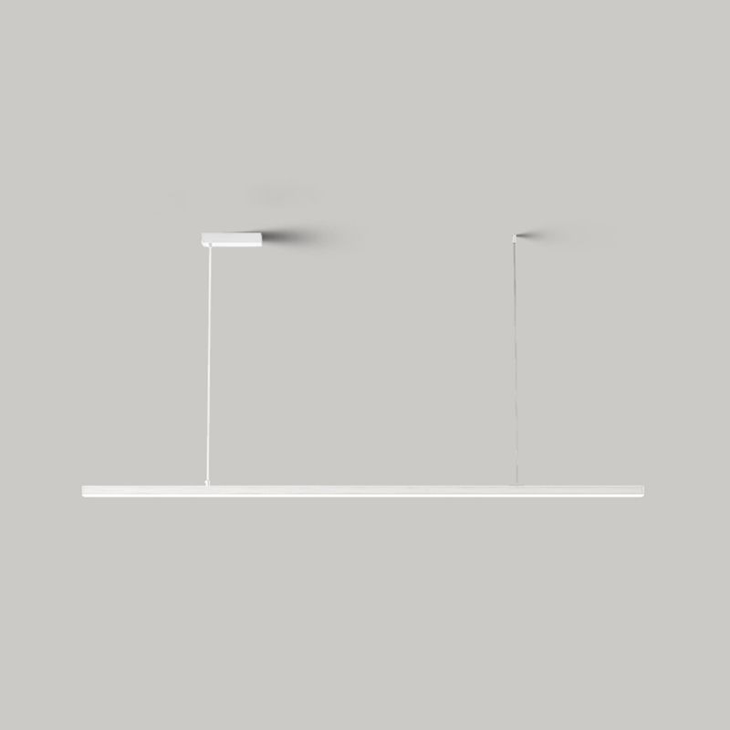 Arisha Design LED Pendelleuchte Linear Schwarz/Weiß Küche/Esszimmer Metall