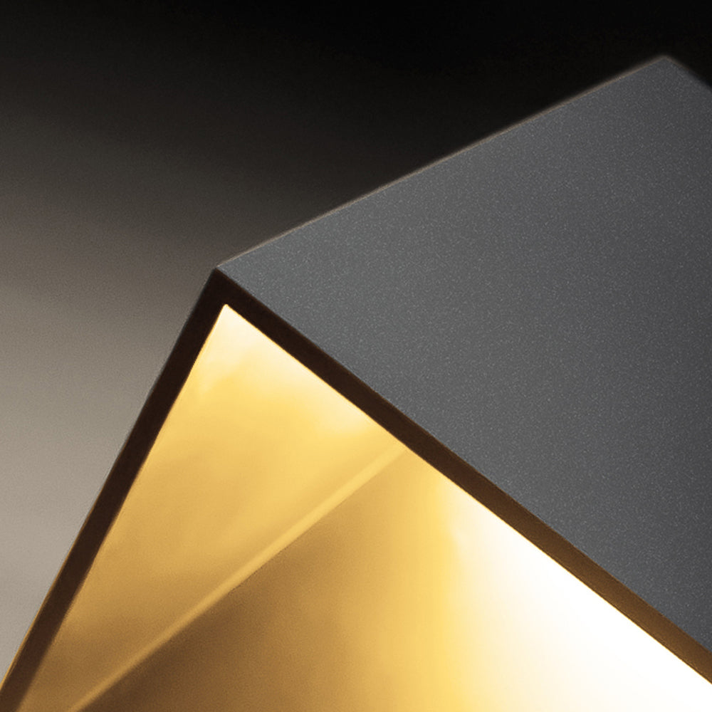 Ray Design LED Außenleuchte Solar Schwarz Garten/Terrasse Metall Acryl