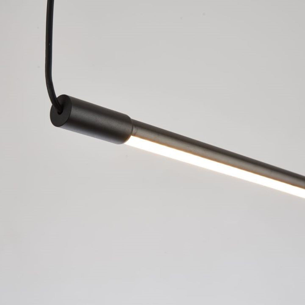 Arisha Modern LED Pendelleuchte Schwarz Metall Wohn/Esszimmer