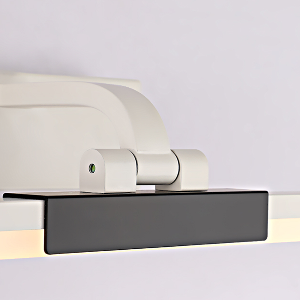 Arisha Modern Lineare LED Wandleuchte Schwarz/Weiß Bad/Wohnzimmer Metall-Letslighting