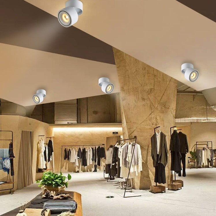 Thyn Runde drehbare Deckenleuchte mit Spotfunktion