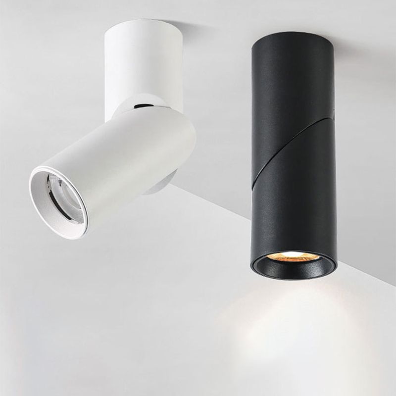 Ray Drehbar LED Deckenleuchte Schwarz/Weiß Wohn/Schlafzimmer Flur Metall&Aluminium Tageslicht/Warm/Neutralweiß