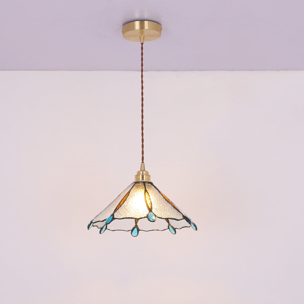 Arisha Vintage Pendelleuchte Metall/Glas Schlafzimmer/Wohnzimmer/Flur