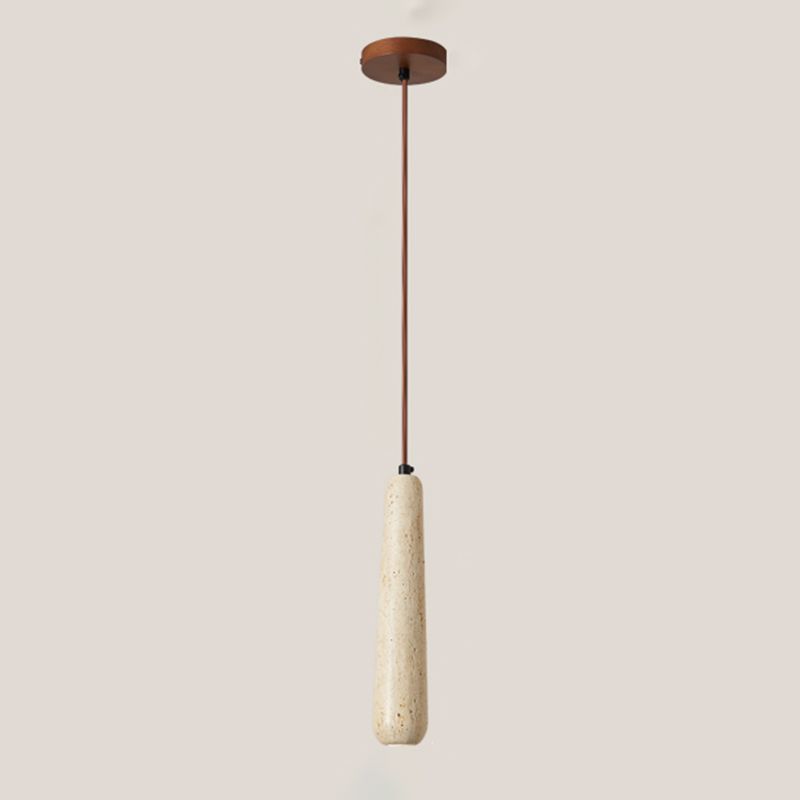Muto Modern Minimalistische LED Pendelleuchte Wohn/Esszimmer Holz/Stein 1/2/3-Flammig