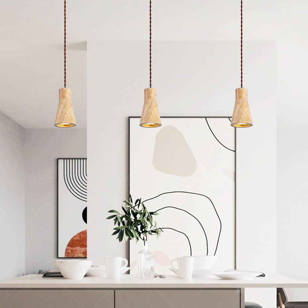 Muto Cottage Install LED Pendelleuchte Holz Küche/Schlafzimmer