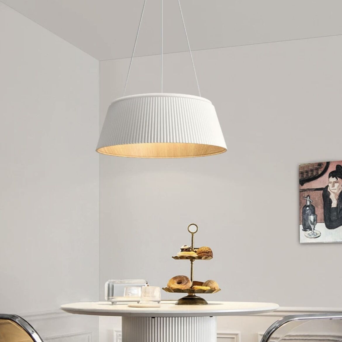 Silva Modern LED Pendelleuchte Deckenleuchte Schwarz Wohnzimmer