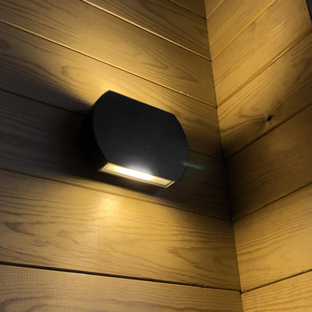 Ray Geo Außenwandleuchte, 2 Stile Aluminium&Glas