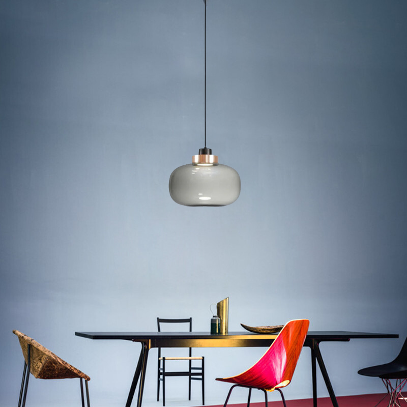 Valentina Modern LED Pendelleuchte Glas Wohnzimmer