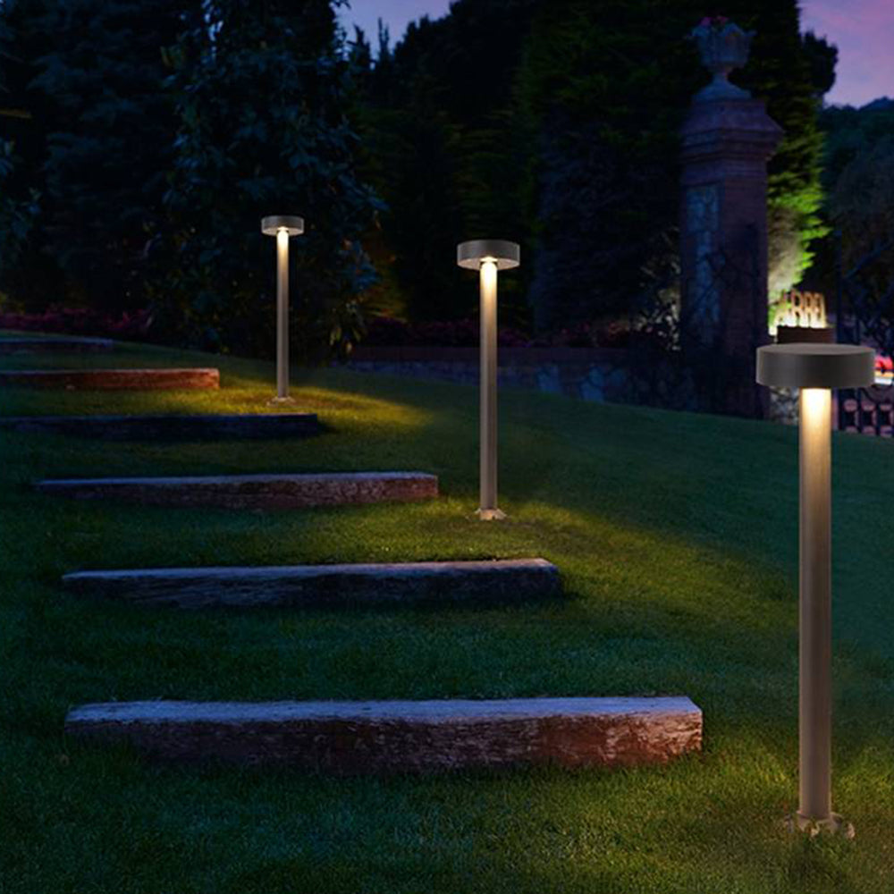 Ray Modern LED AußenWegeleuchte Schwarz Garten Aluminium Glas 60CM Lang