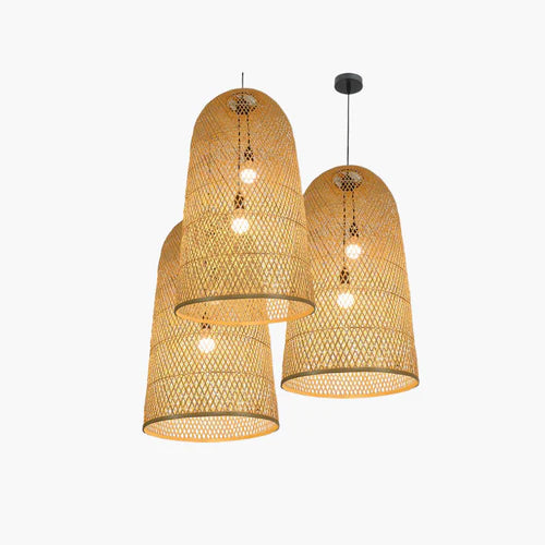 Ritta Bambus Pendelleuchte Schlafzimmer/Arbeitszimmer-Letslighting