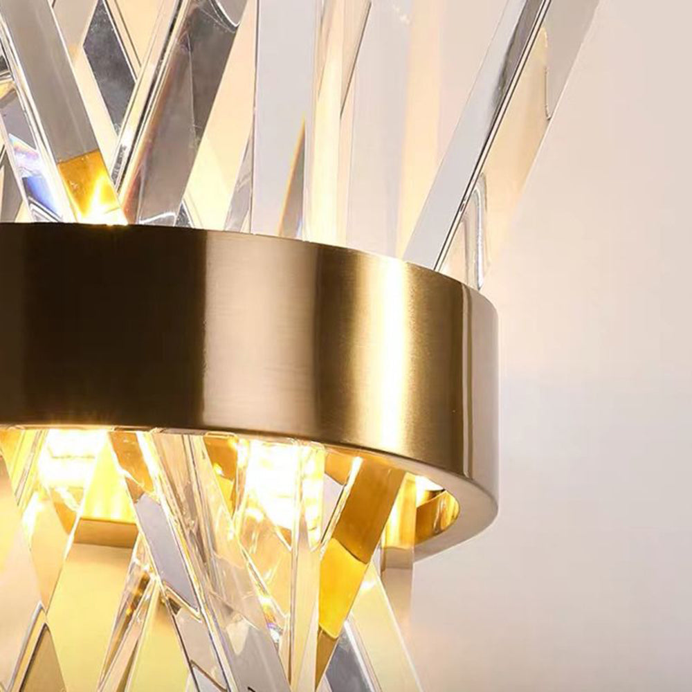 Kristy Modern LED Wandleuchte Innen GoldSchlaf/Wohnzimmer Metall Kristall