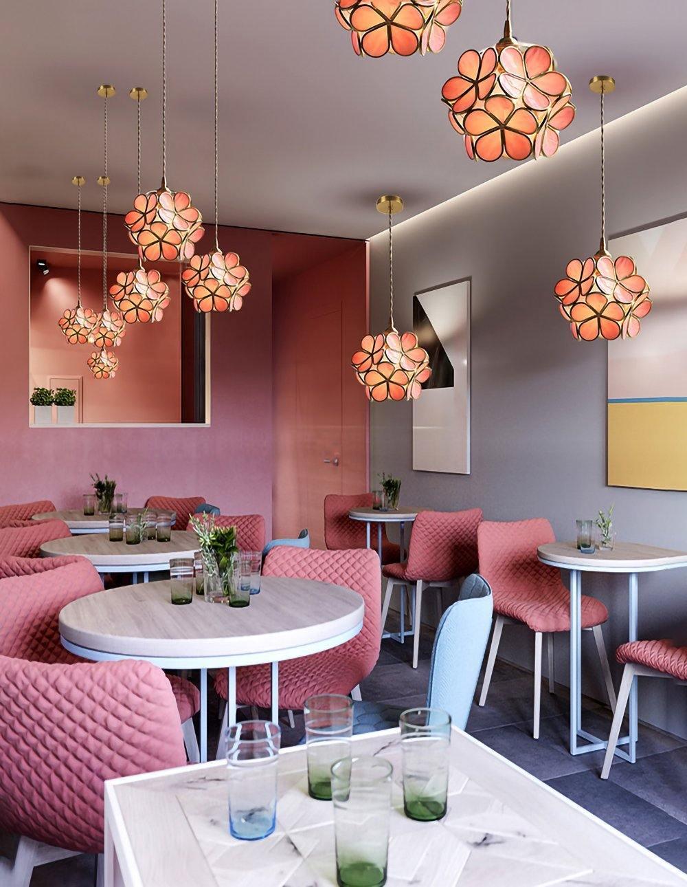 Glass Petal Pendant Light - Blowlighting