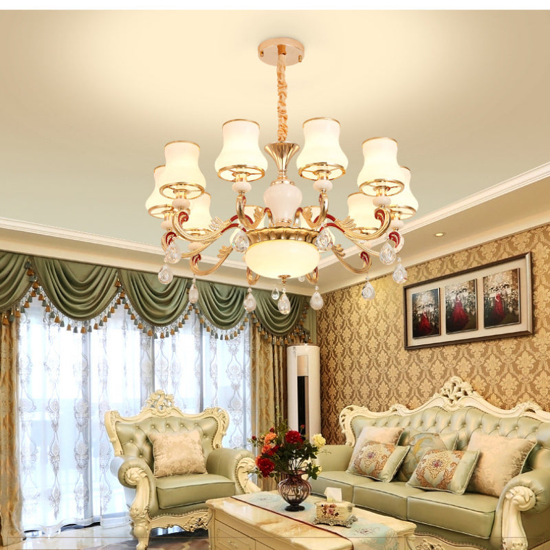 Silva Retro Pendelleuchte Metall Glas Wohnzimmer Schlafzimmer