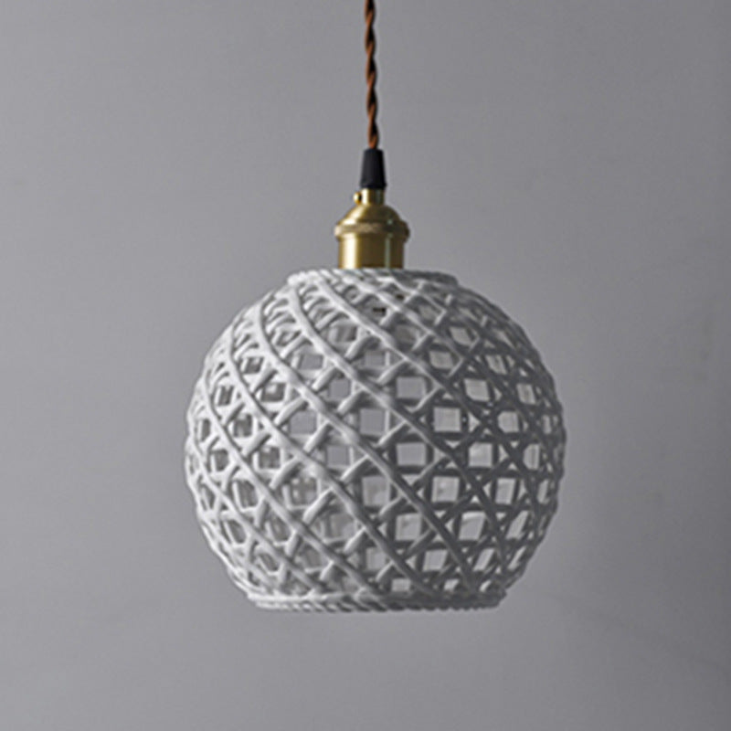 Valentina Moderne LED Pendelleuchte Metall Blau Weiß Schlafzimmer/Küche