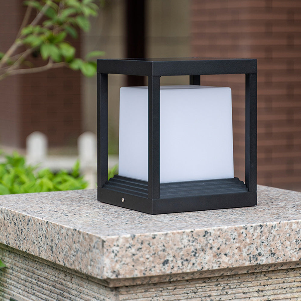 Ray Modern LED Außensockelleuchte Schwarz Garten/Terrasse/Flur