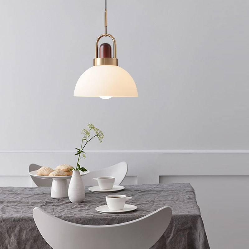 Valentina Modern LED Pendelleuchte Metall Holz Glas Schlafzimmer Esszimmer