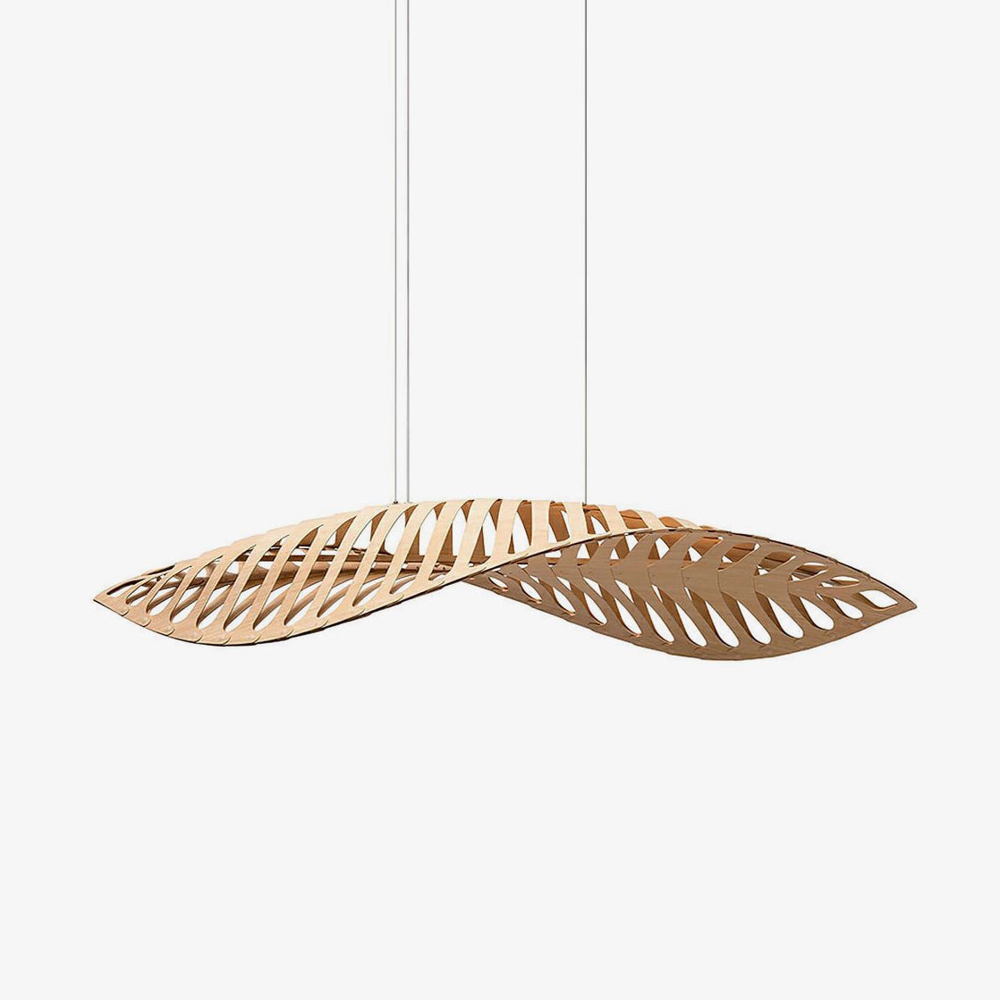 Veliren Blatt Holz Pendelleuchte-Letslighting