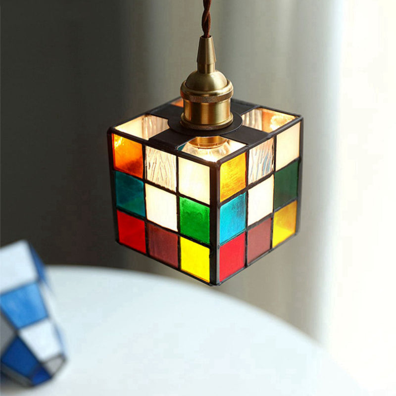 Valentina Retro LED Metall Glas Pendelleuchte Schlafzimmer Esszimmer