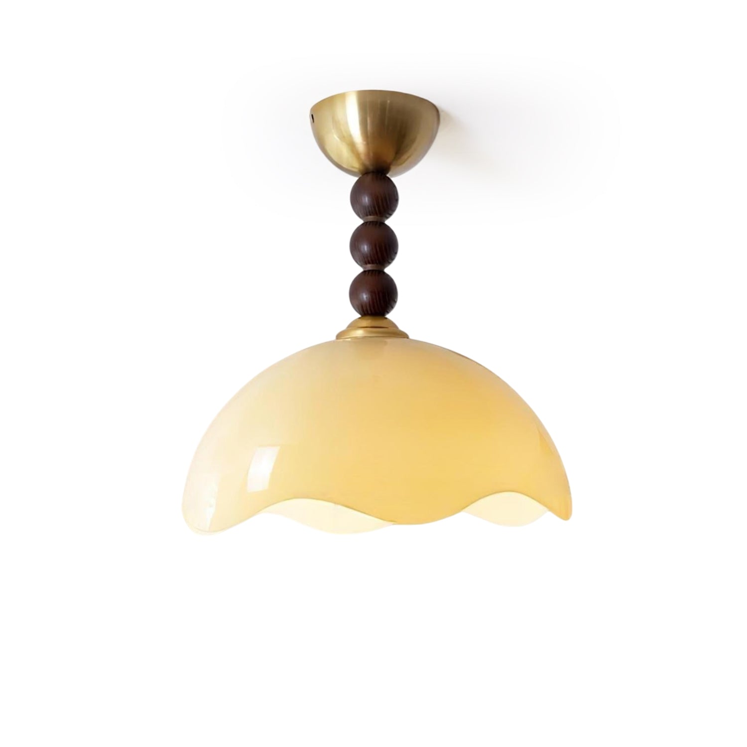 Syraeia Nordic Art Korallenglas-Deckenleuchte-Letslighting