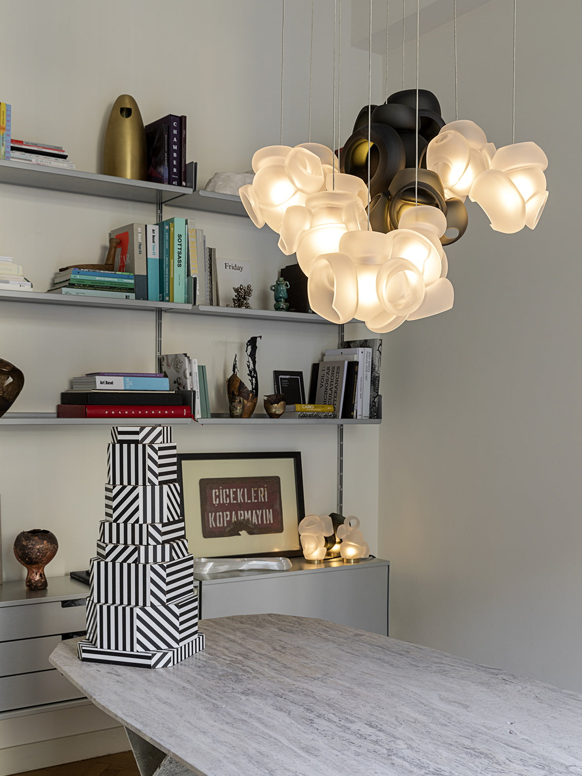 Ushaor Pendelleuchte Glas Individuelle Kreativität-Letslighting