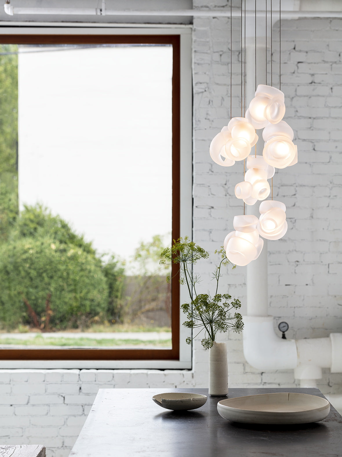 Ushaor Pendelleuchte Glas Individuelle Kreativität-Letslighting