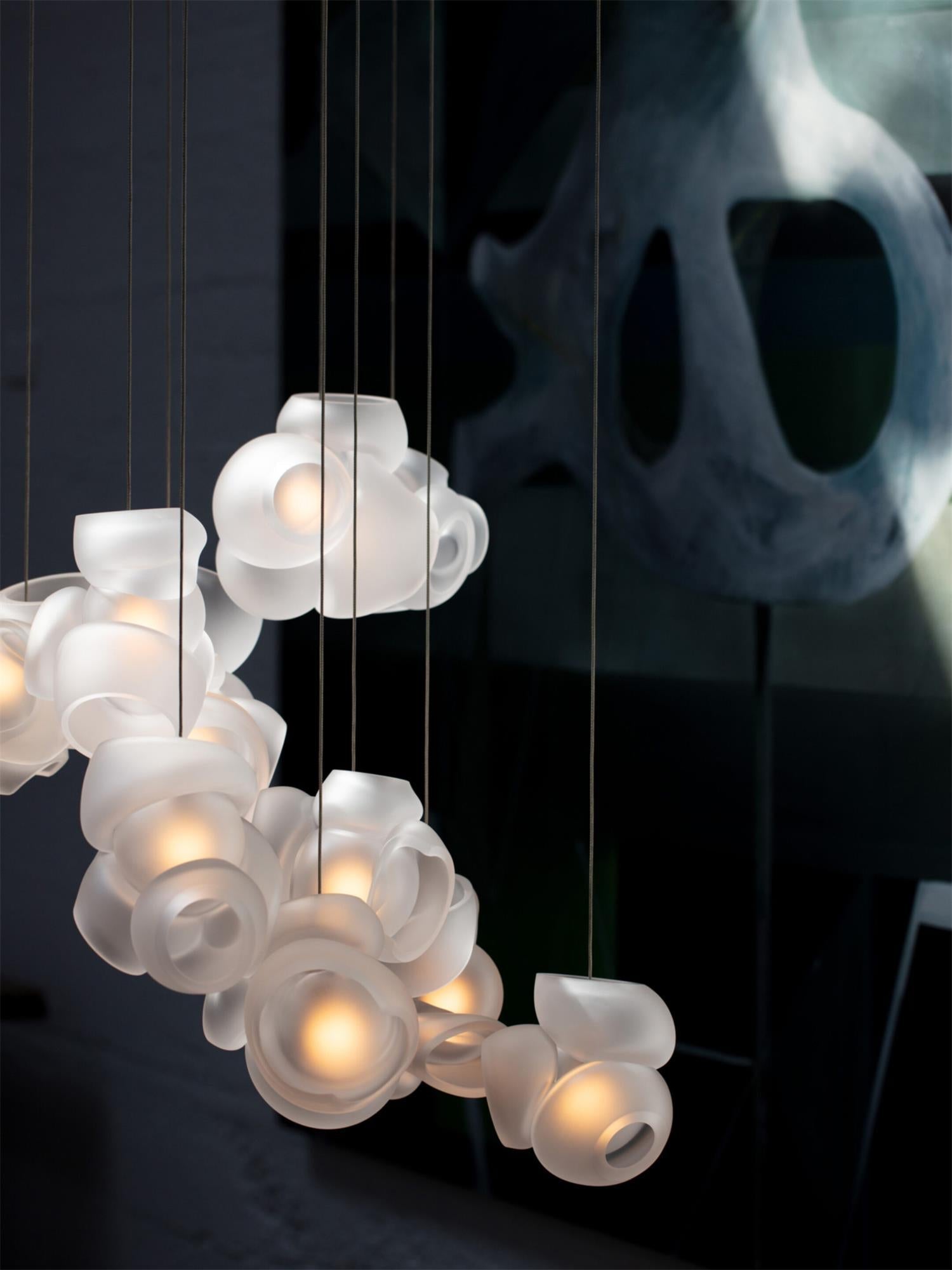 Ushaor Pendelleuchte Glas Individuelle Kreativität-Letslighting