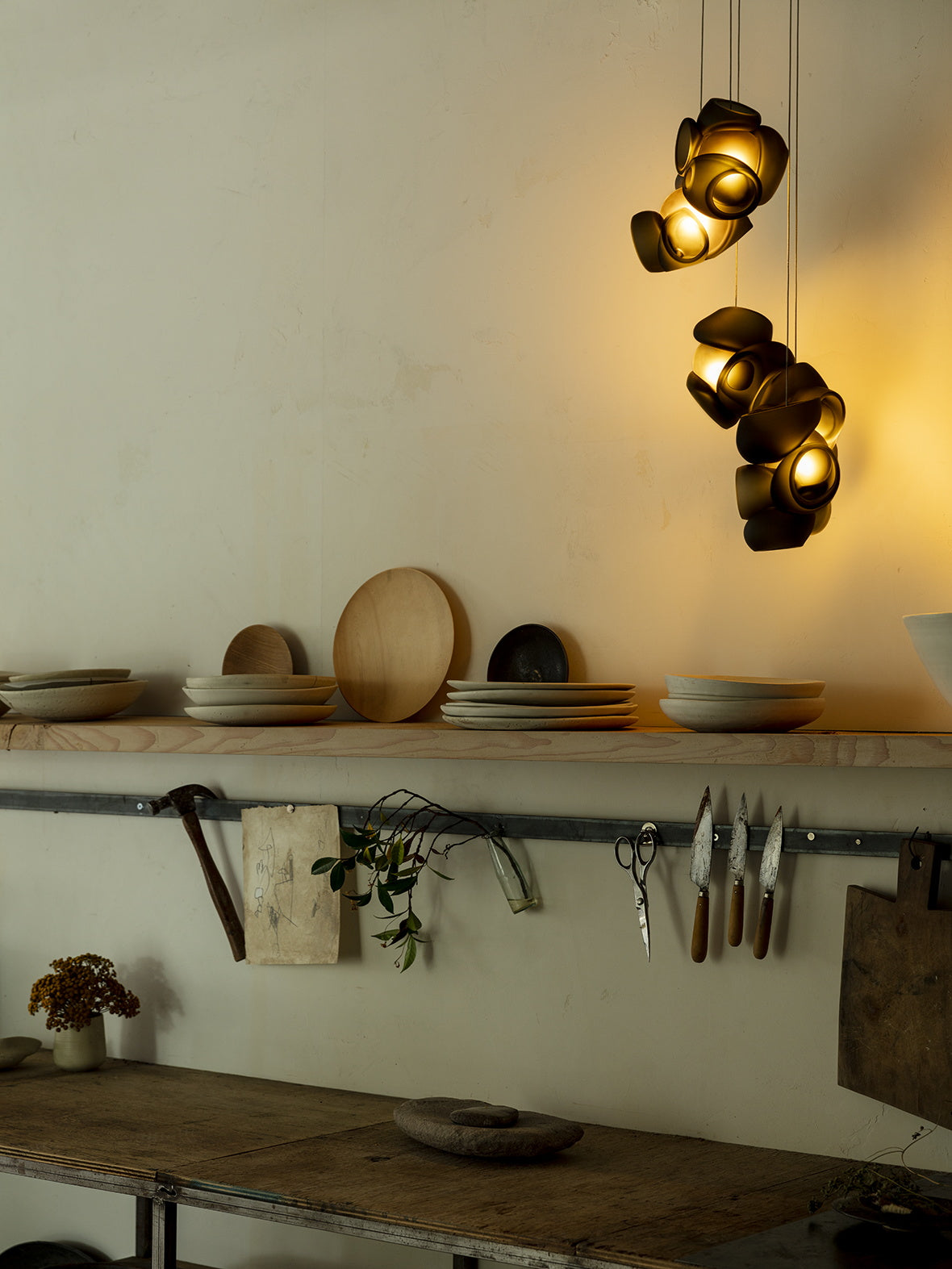 Ushaor Pendelleuchte Glas Individuelle Kreativität-Letslighting