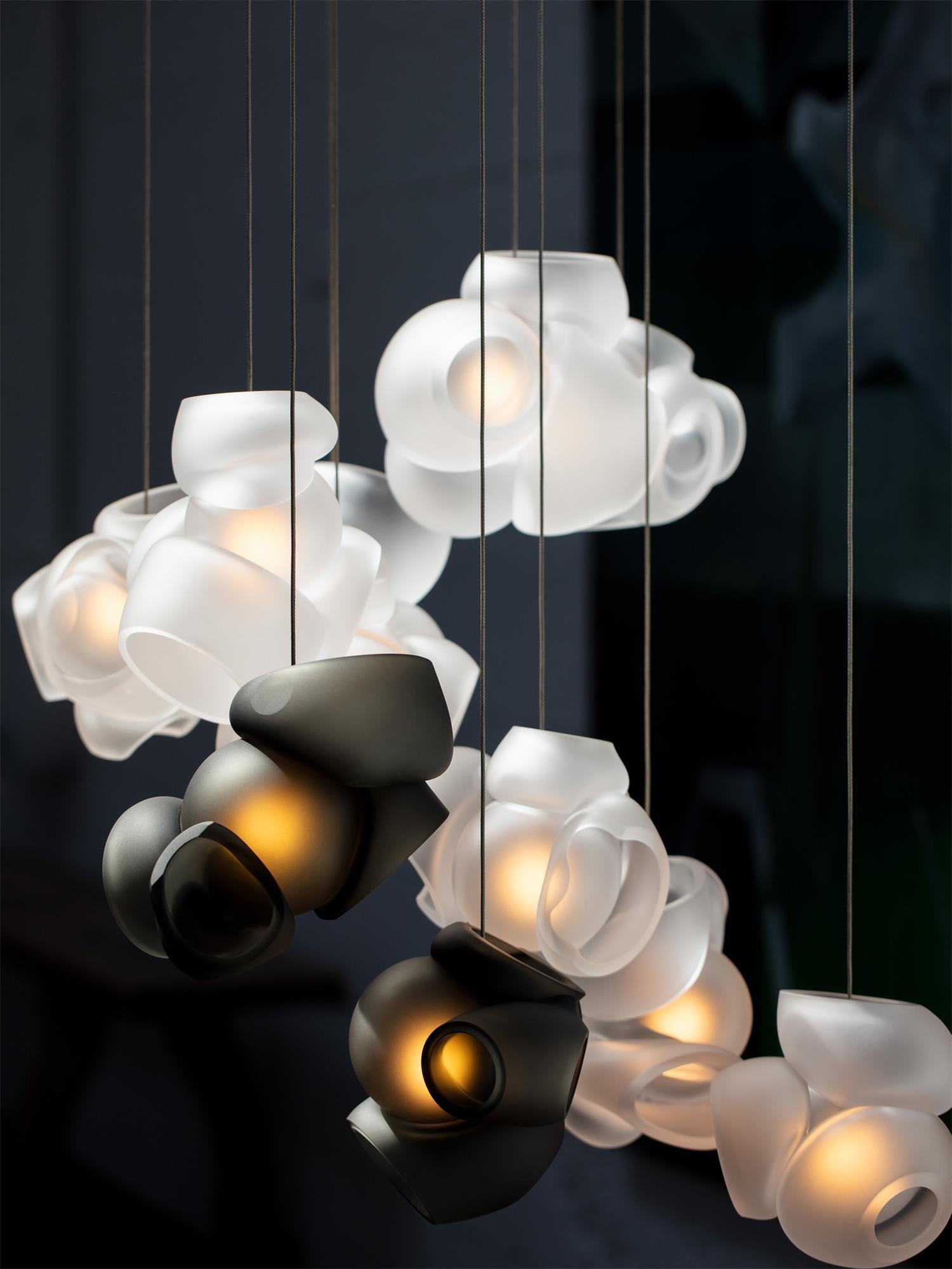 Ushaor Pendelleuchte Glas Individuelle Kreativität-Letslighting