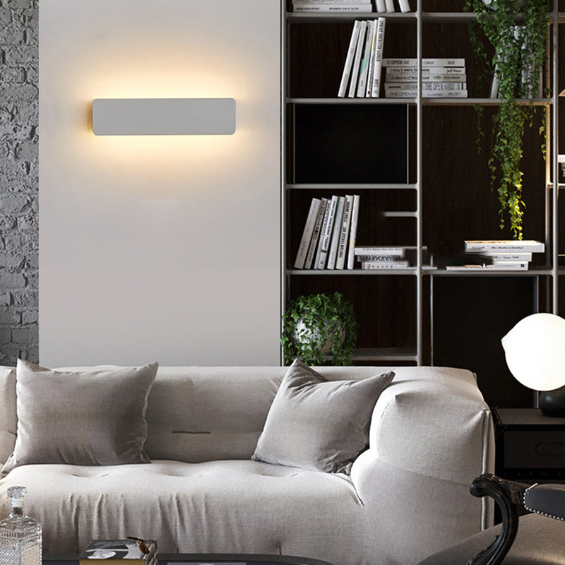 Ray Modern Wandleuchte Innen Weiß Wohnzimmer/Garten Metall