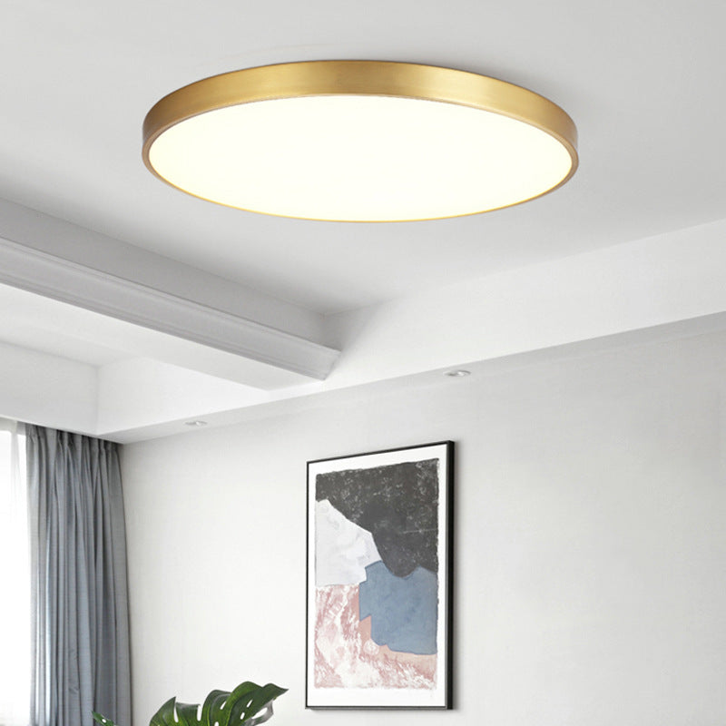 Arisha Modern Rund LED Deckenleuchte Metall Schlafzimmer Wohnzimmer Flur-Letslighting