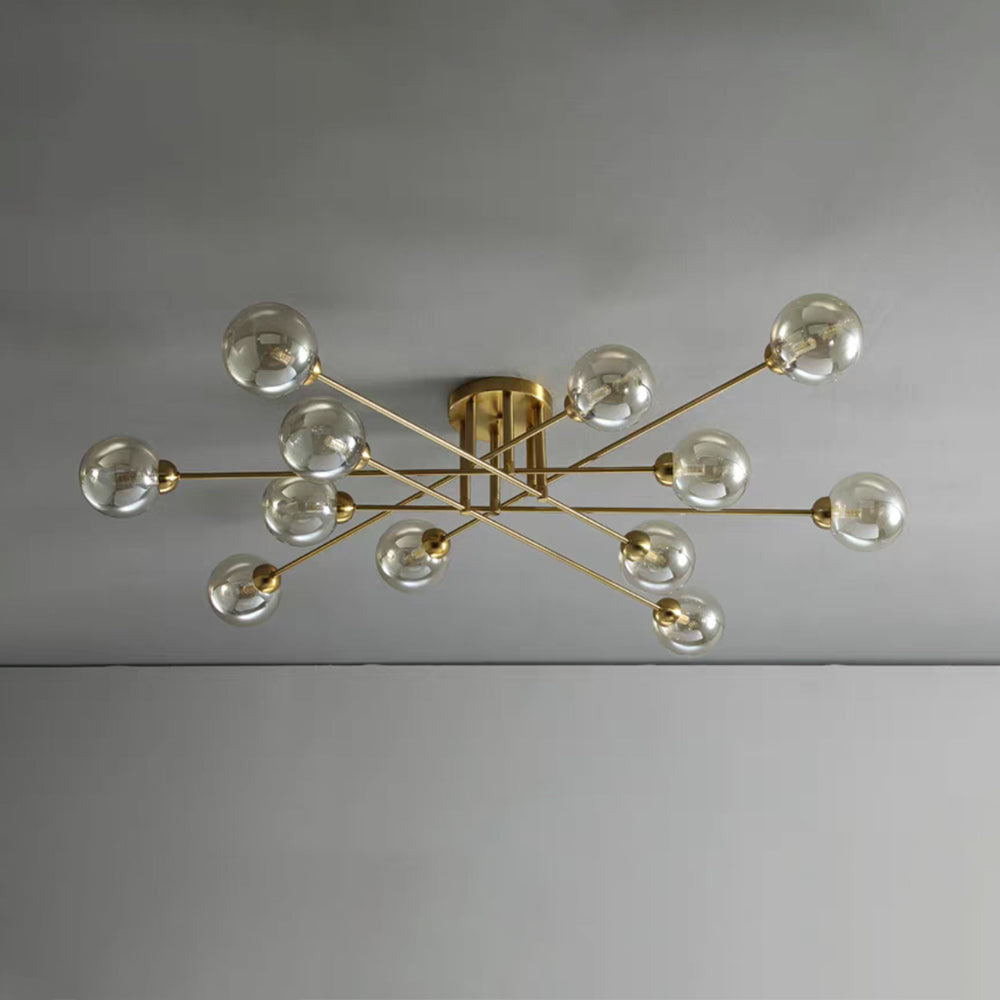 Valentina Modern LED Kronleuchter Metall Glas Esszimmer Schlafzimmer