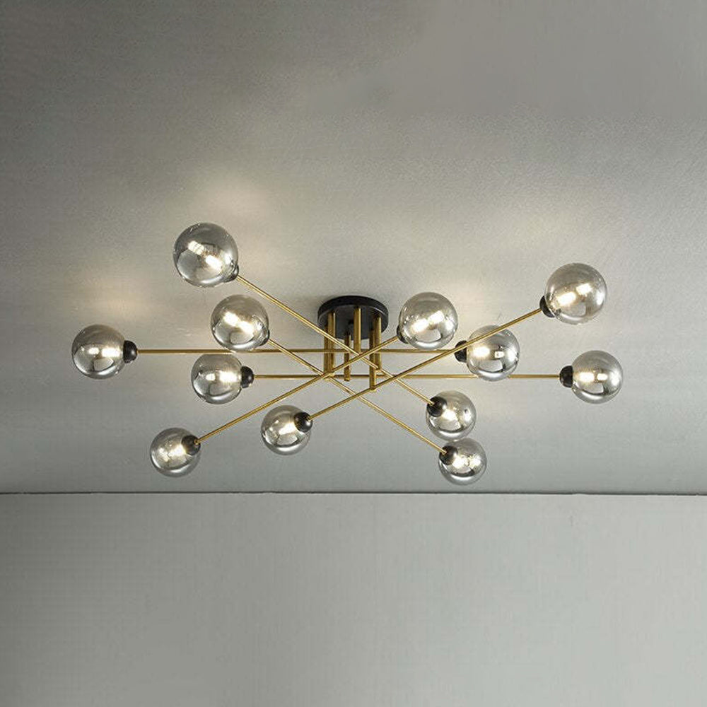 Valentina Modern LED Kronleuchter Metall Glas Esszimmer Schlafzimmer