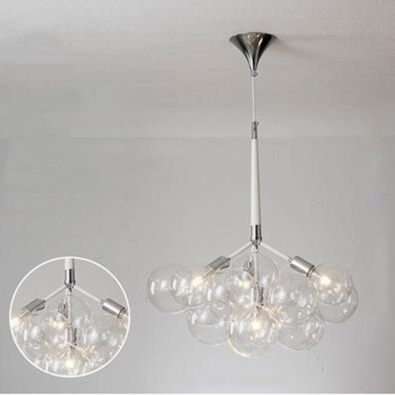 Valentina Nordic Luxury Bubble Pendelleuchte, Weiß/Schwarz/Kaffee-Letslighting
