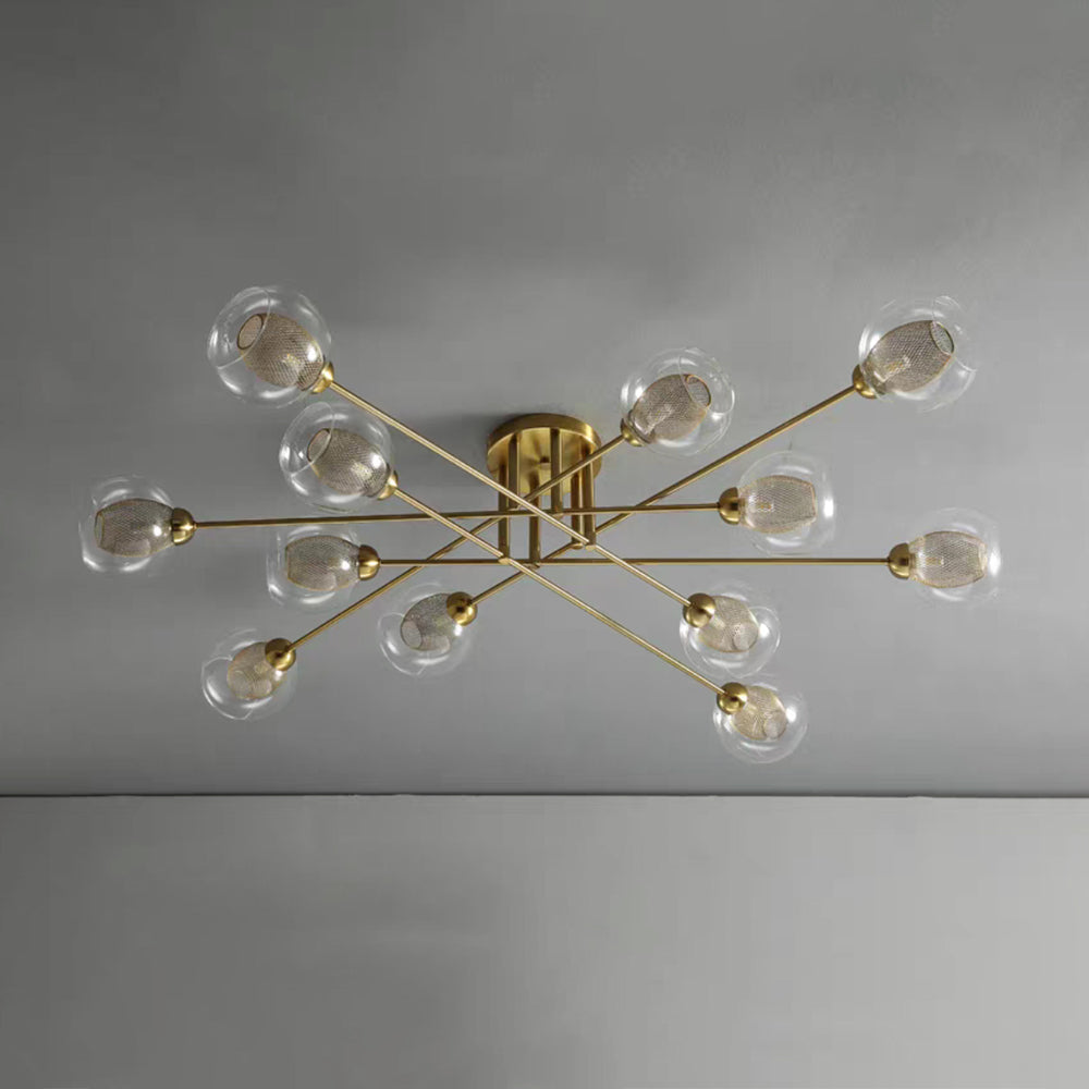 Valentina Modern LED Kronleuchter Metall Glas Esszimmer Schlafzimmer