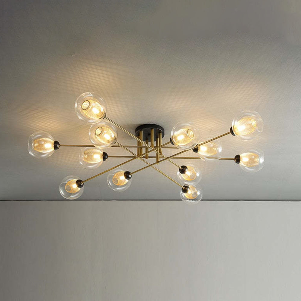 Valentina Modern LED Kronleuchter Metall Glas Esszimmer Schlafzimmer