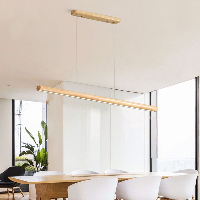 Xylo Designer Pendelleuchte in Stabform aus Holz