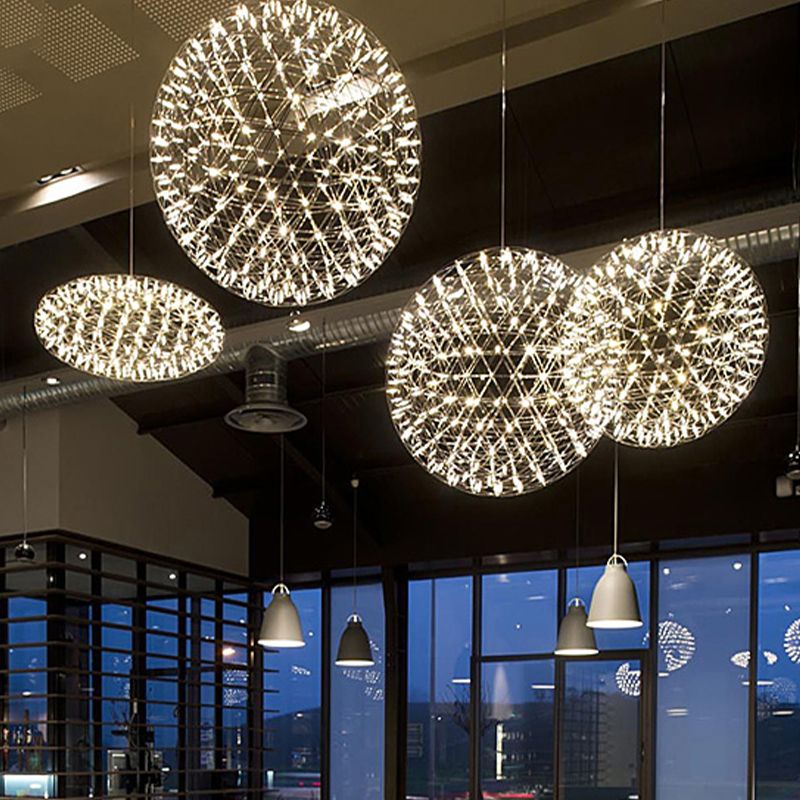 Kristy Kronleuchter Feuerwerk Schlaf/Wohnzimmer Design LED Metall-Letslighting
