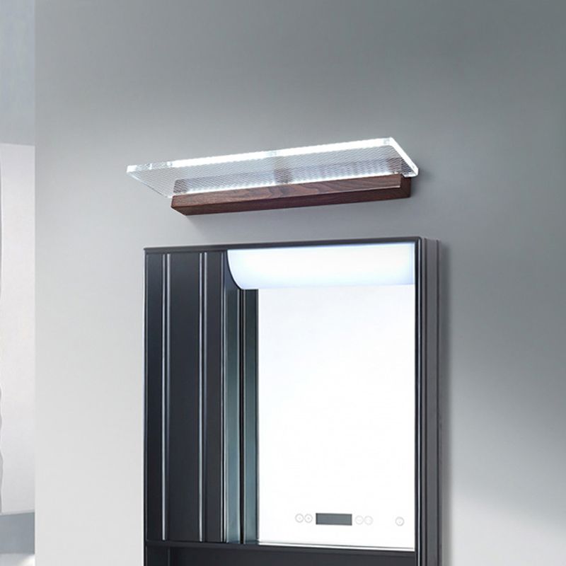 Muto Minimalistische LED Wandleuchte Klar Badezimmer/Wohnzimmer