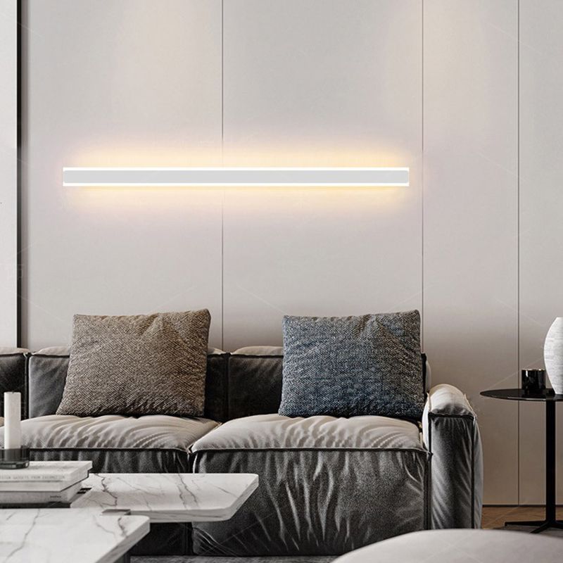 Arisha Minimalistisch Linear LED Wandleuchte Gold/Schwarz/Weiß Schlafzimmer