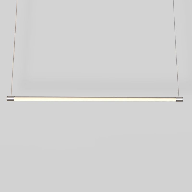 Arisha Linear Modern Pendelleuchte Schwarz&Silber Schlaf/Wohn/Esszimmer Metall 120/150CM Lang