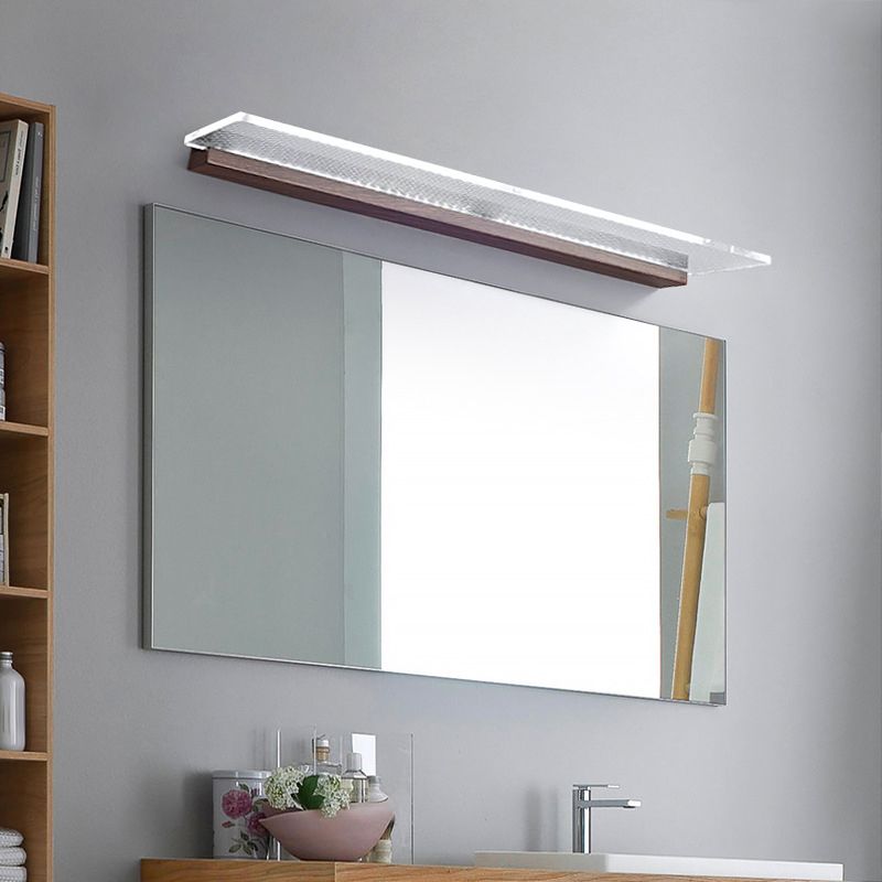 Muto Minimalistische LED Wandleuchte Klar Badezimmer/Wohnzimmer
