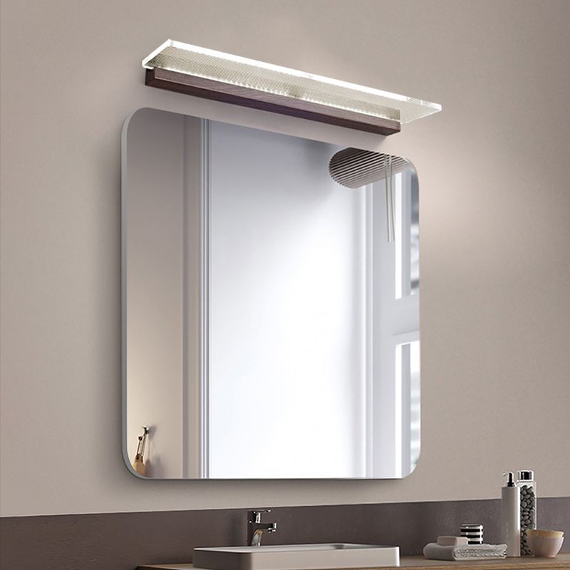 Muto Minimalistische LED Wandleuchte Klar Badezimmer/Wohnzimmer