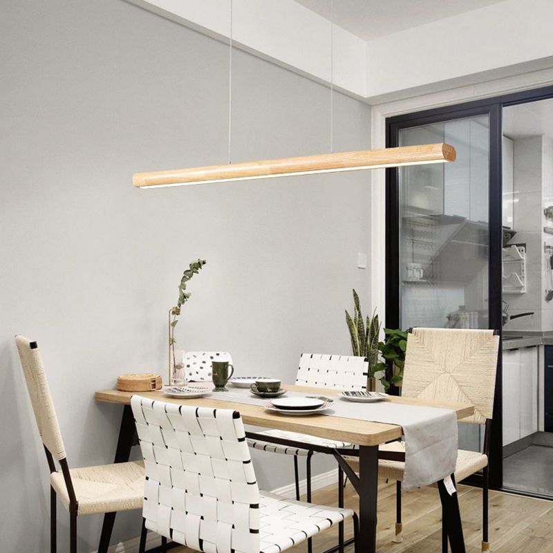 Xylo Designer Pendelleuchte in Stabform aus Holz