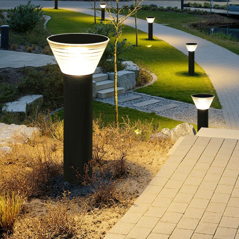 Ray Modern LED Stehend Außenleuchte Solarenergie Garten Metall&Acryl Boden
