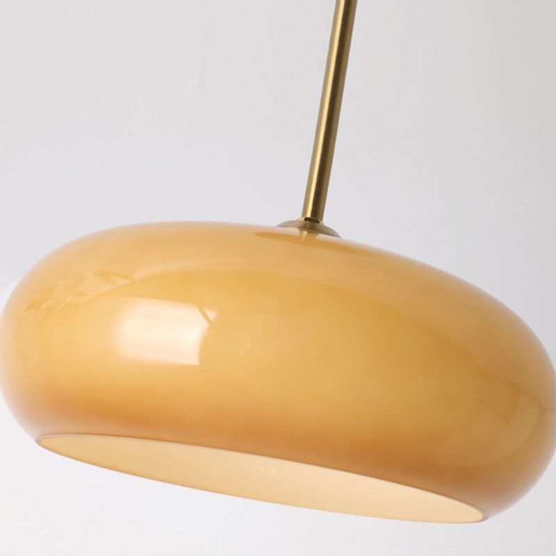Valentina Modern LED Deckenleuchte Rund Weiß Schlaf/Wohnzimmer/Küche Metall/Glas