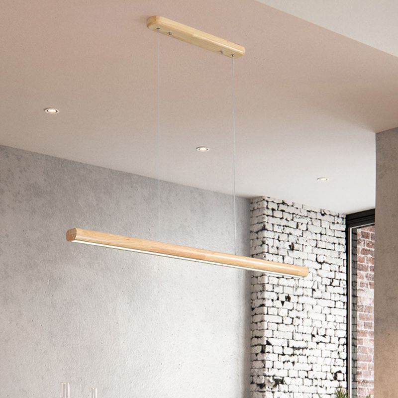 Xylo Designer Pendelleuchte in Stabform aus Holz