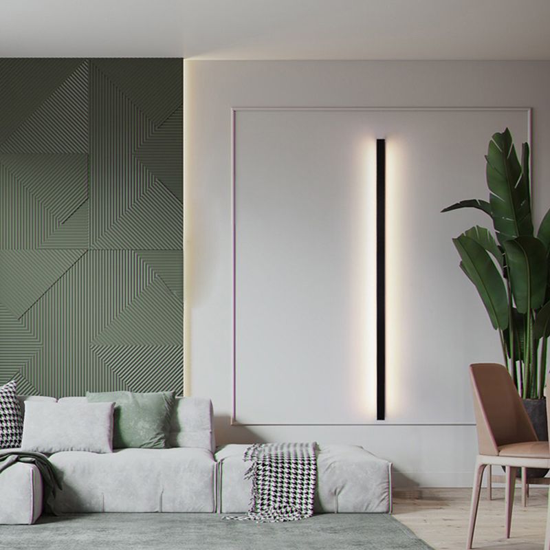 Arisha Minimalistisch Linear LED Wandleuchte Gold/Schwarz/Weiß Schlafzimmer