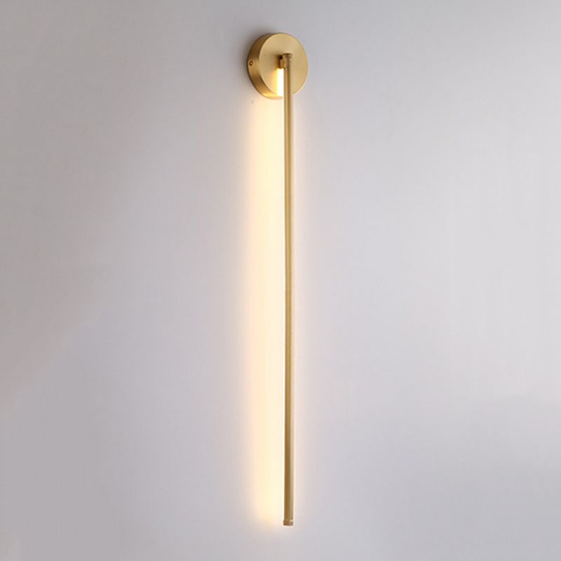 Arisha Modern Linear LED Wandleuchten Innen Gold Badezimmer Metall
