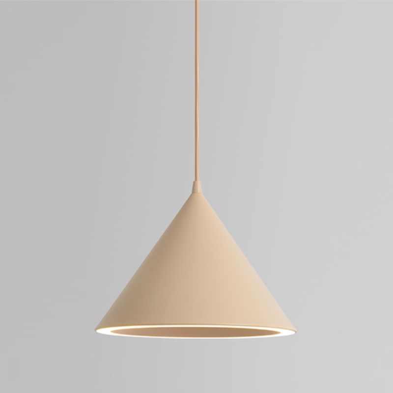 Valentina Minimalistische LED Pendelleuchte Weiß/Schwarz Schlafzimmer Acryl